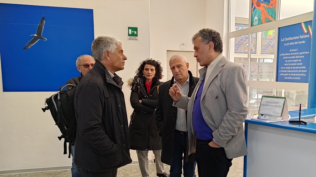 ReggioTV Il Presidente Di Fondazione Con Il Sud In Visita Al